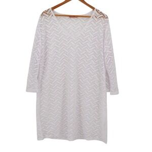 Crochet Lace Swim Cover Womens Sheer Resort Beach‎ Vacation Cruise Pool One Size